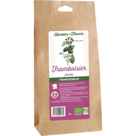 Framboisier feuilles - 25g Framboisier feuilles - 25g