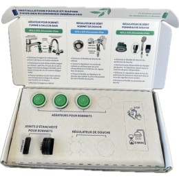 Pack économie d'eau pour 3 robinets