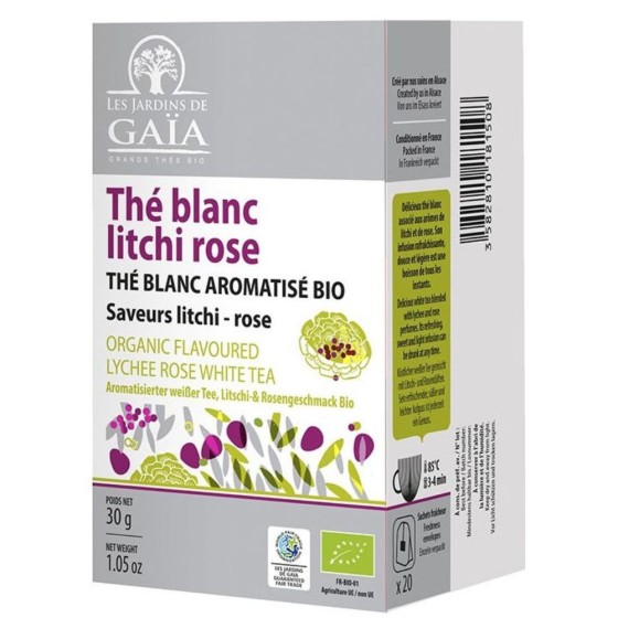 Thé blanc fleuri infusettes - 20 infusettes