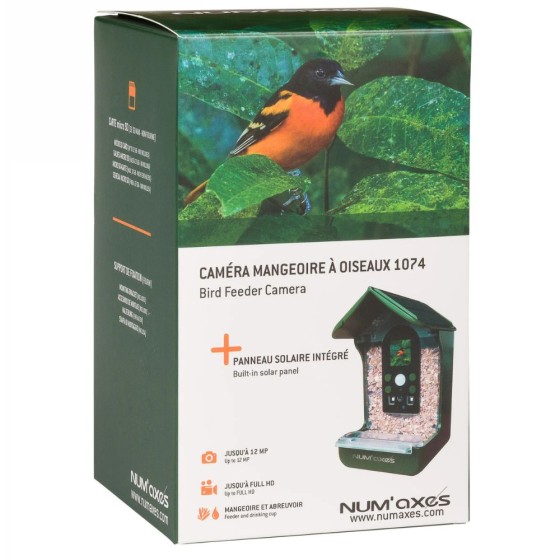 Mangeoire pour oiseaux avec caméra intégrée CAM1074