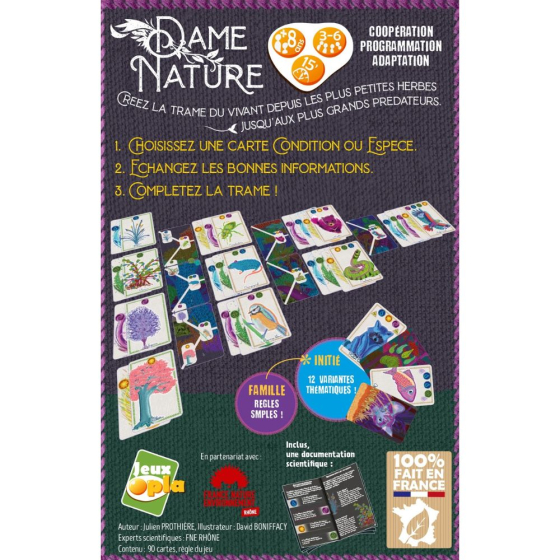 Jeu dame nature