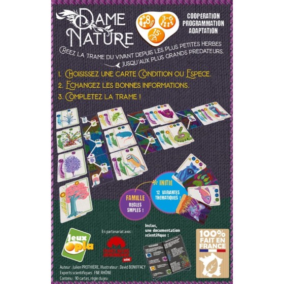 Jeu dame nature