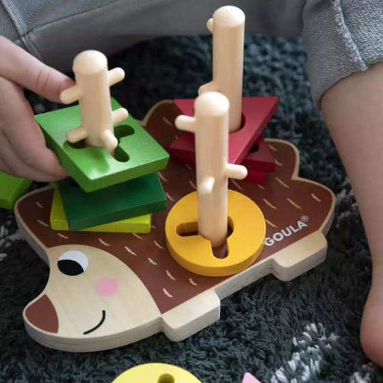 Jouet éducatif Hérisson empilable
