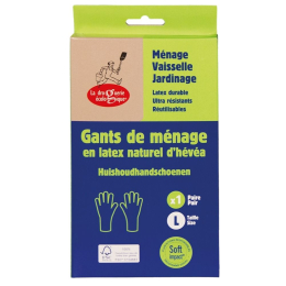 Boîte d'une paire de gants en latex naturel - L