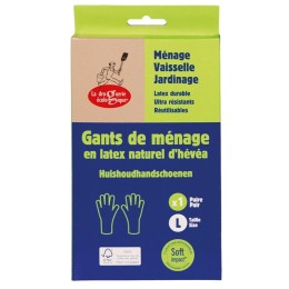 Boîte d'une paire de gants en latex naturel - L