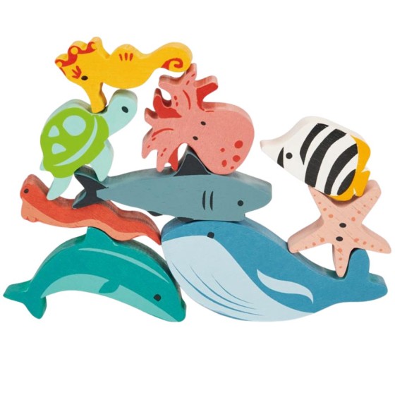 Animaux des océans empilables