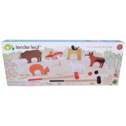 Croquet d'intérieur les animaux de la forêt