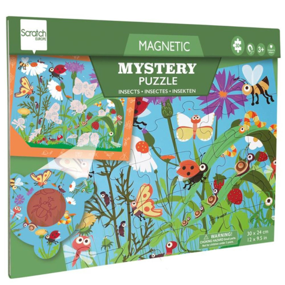 Puzzle magnétique Mystères Insectes Puzzle magnétique Mystères Insectes