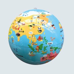 Globe terrestre gonflable : exploration de la nature et des animaux