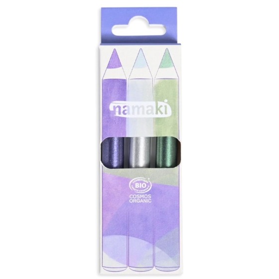 Kit 3 crayons de maquillage pailletés – Clair de lune