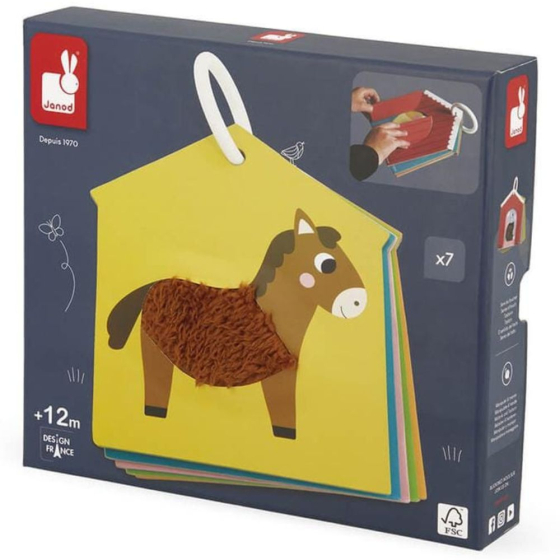 7 cartes tactiles - Les animaux de la ferme Multicolore 7 cartes tactiles - Les animaux de la ferme Multicolore