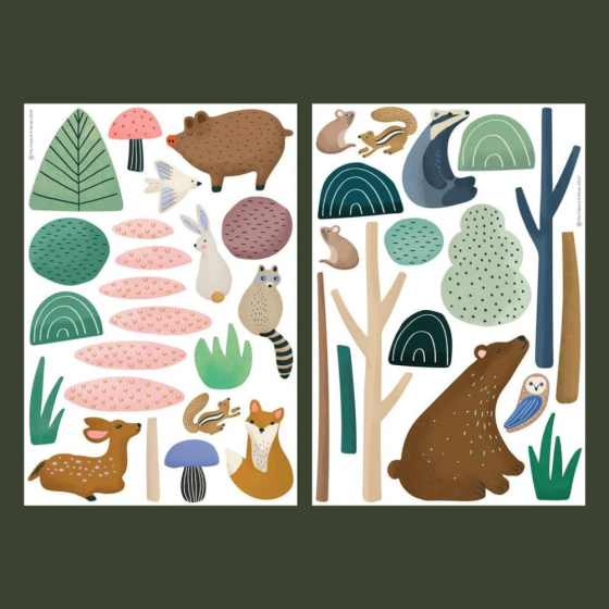 Jeu magnétique animaux forêt Jeu magnétique animaux forêt