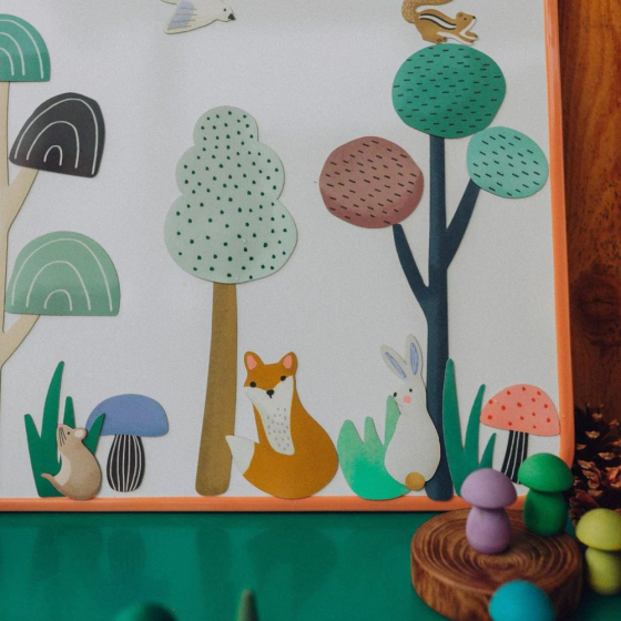 Jeu magnétique animaux forêt Jeu magnétique animaux forêt