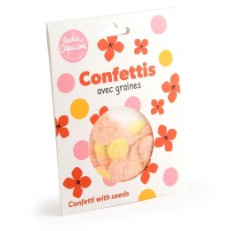 50 Confettis avec graines de fleurs