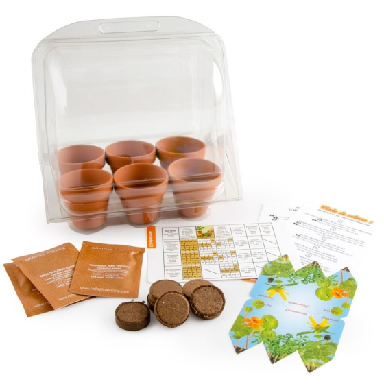 Mini serre 6 pots PET - Premier jardin