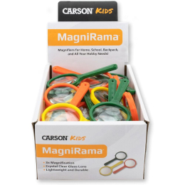 Boîte de 50 Mini-loupes MagniRama - Grossissement 3x