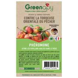 Phéromone Tordeuse orientale du pêcher (2 capsules)