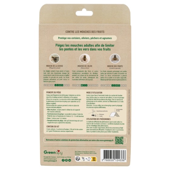 Piège DACOTRAP détection des mouche des fruits