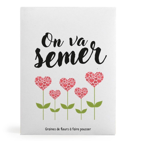 Sachet message - On va semer !