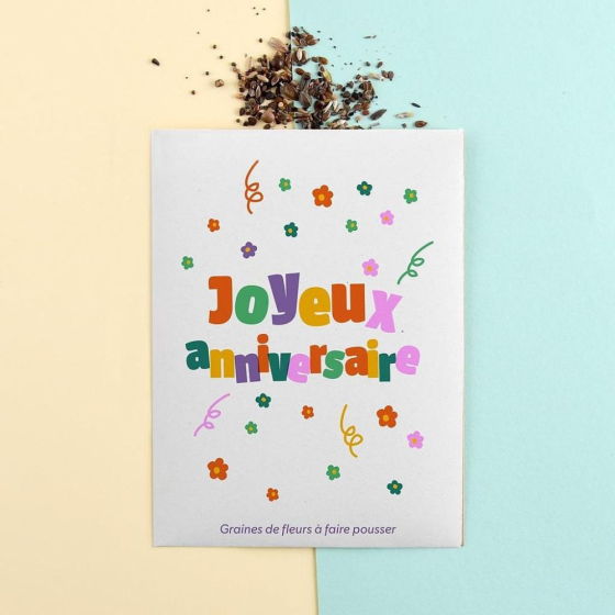 Sachet message - Joyeux anniversaire