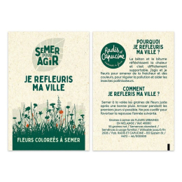 Sachet Semer pour agir - Je refleuris ma ville