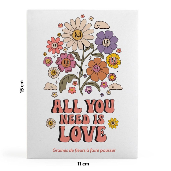 Sachet message - All you need is Love