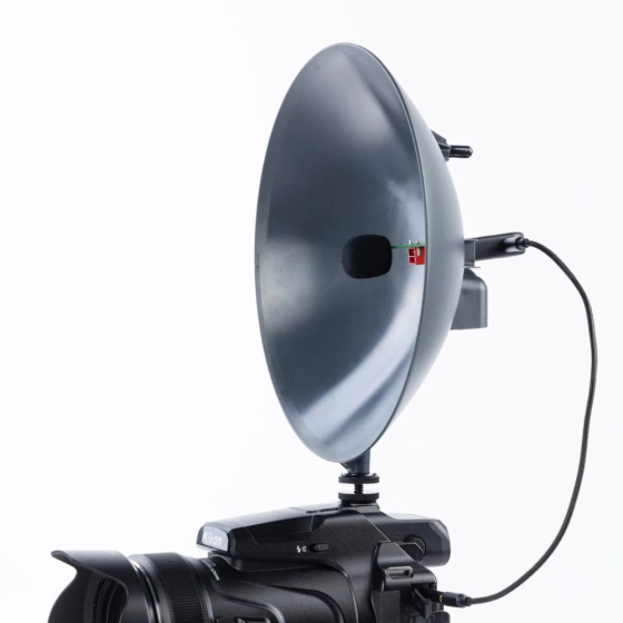 Pack - Microphone parabolique avec interface audio