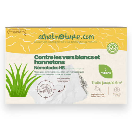 Nématodes HB contre vers blancs et hannetons - 3 millions - 6 m²