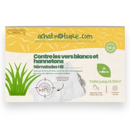 Nématodes HB contre vers blancs et hannetons - 25 millions - 50 m²