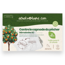 Nématodes SC contre capnode du pêcher - 100 millions - 20 arbres