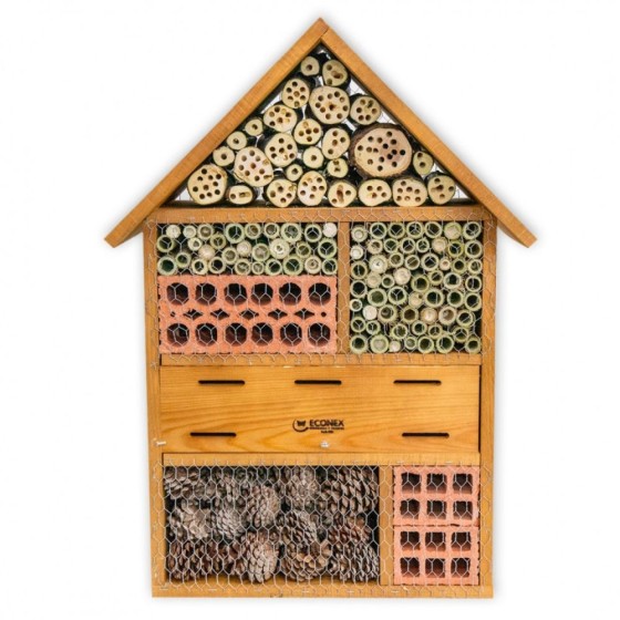 Refuge à Insectes taille Médium 60 x 80 cm en bois massif
