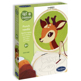 Punch needle - petit cerf