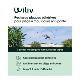 Pack de 8 recharges Plaques collantes XL OVI