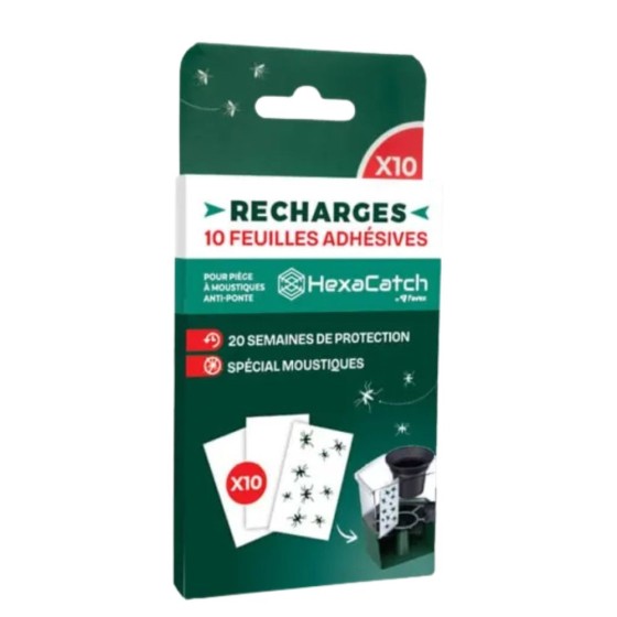 Recharge 10 papiers collants Hexa catch