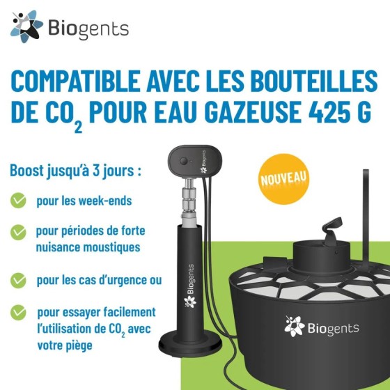 Piège à moustiques - Biogents Aerotrap Plus (avec booster CO2)