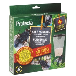 Piège à mouches jetable 3,5 L appâts inclus