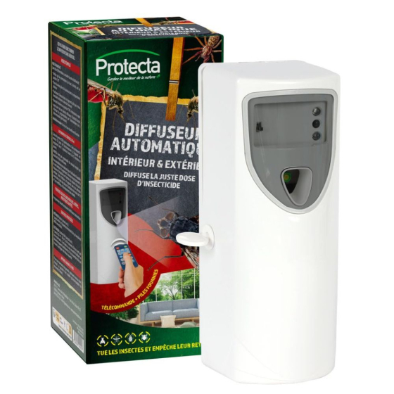 Diffuseur automatique d'insecticides au pyrèthre végétal + 1 recharge