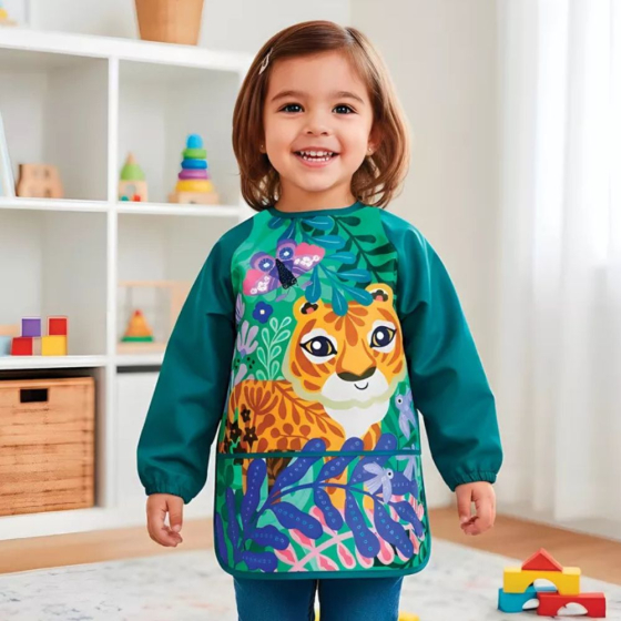 Mon tablier d'artistes avec poche Tigre