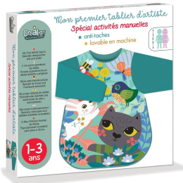Mon tablier d'artistes avec poche chat