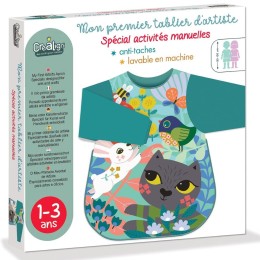 Mon tablier d'artistes avec poche chat