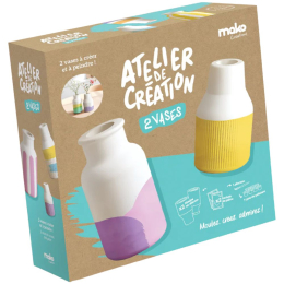 Atelier de créations : 2 vases