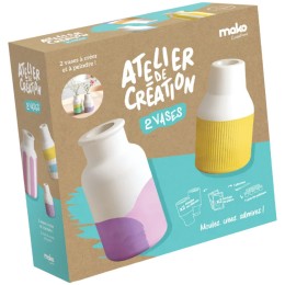 Atelier de créations : 2 vases