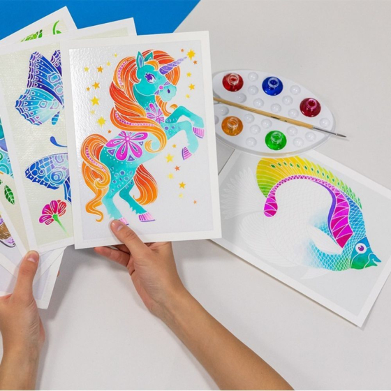 Aquarellum junior : papillons et feurs