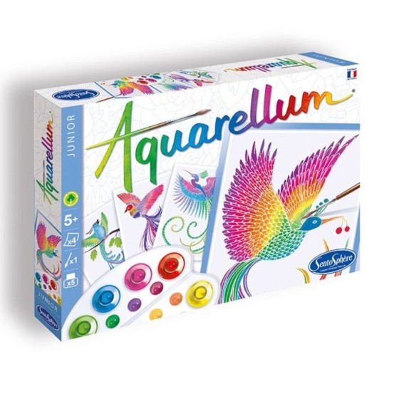 Aquarellum junior : oiseaux du paradis