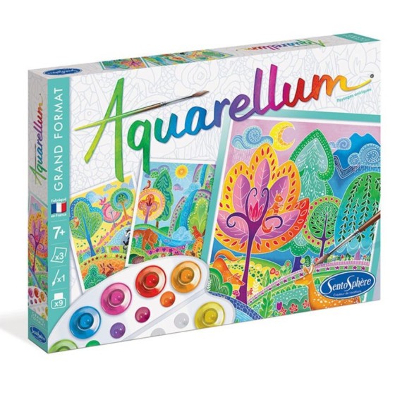 Aquarellum grand format : paysages oniriques