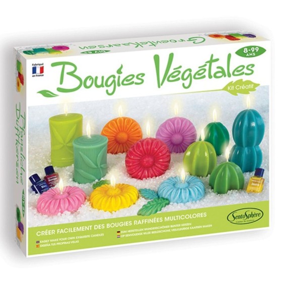 Coffret Bougies végétales
