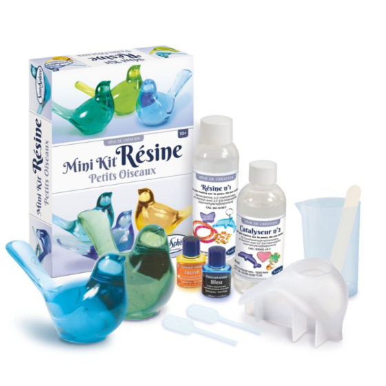Mini kit résine : petits oiseaux