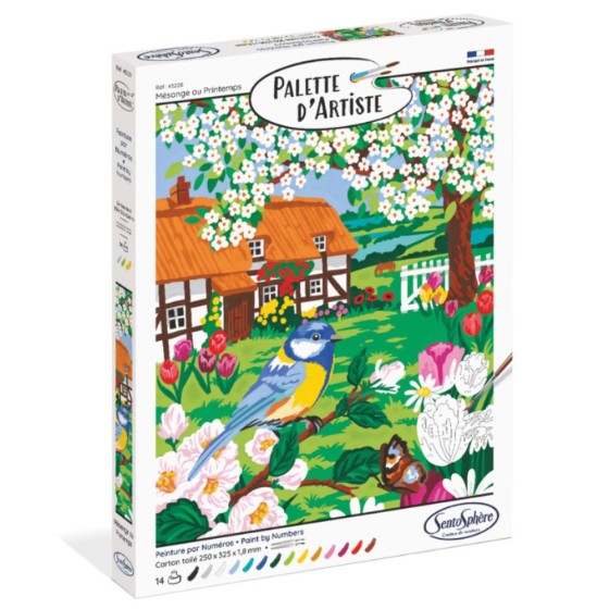 Palette d'artiste : Mésange