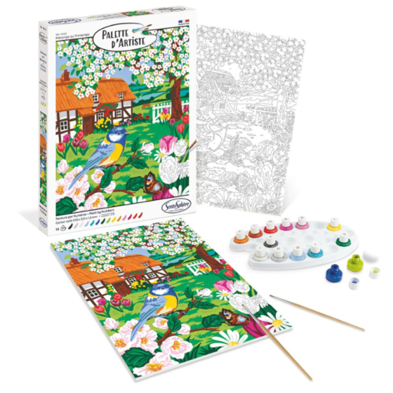 Palette d'artiste : Mésange