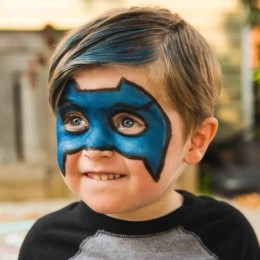 Fard de maquillage enfant à l'eau - Bleu